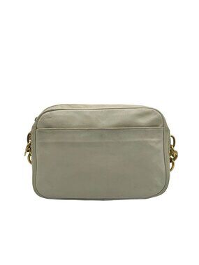 Perlina Off-White Soft Leather Crossbody Bag
